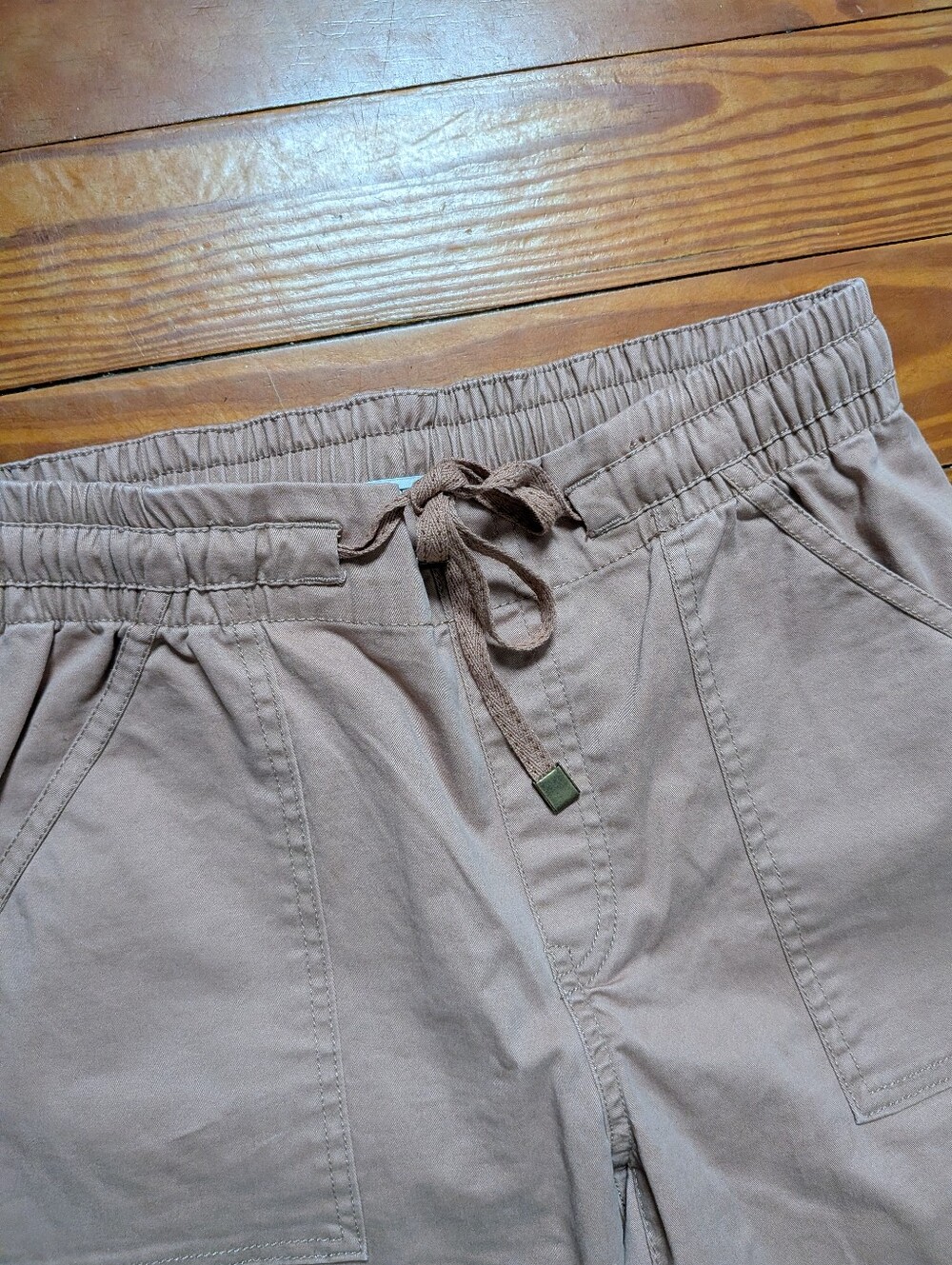 Frye & Co. Dusty Mauve Utility Jogger Pants Small Cotton Stretch - Picture 2 of 6